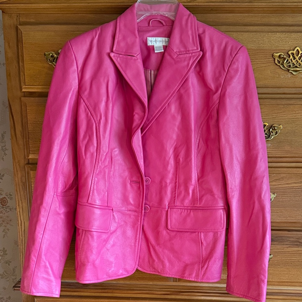 Worthington Vibrant Pink Vintage Blazer